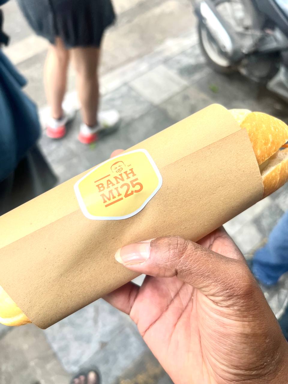 The banh mi itself