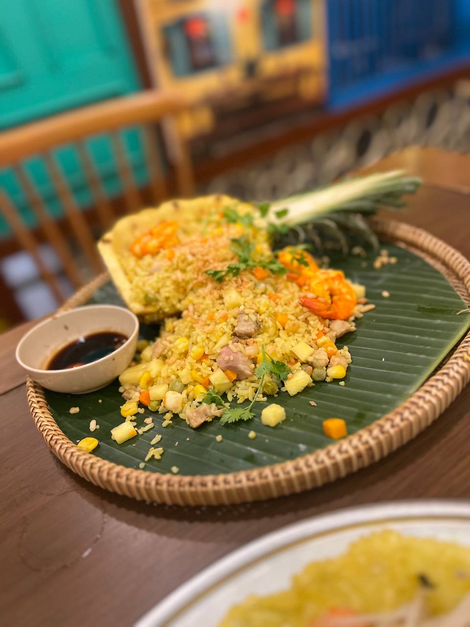 Pineapple fried rice at Bếp Cuốn Đà Nẵng