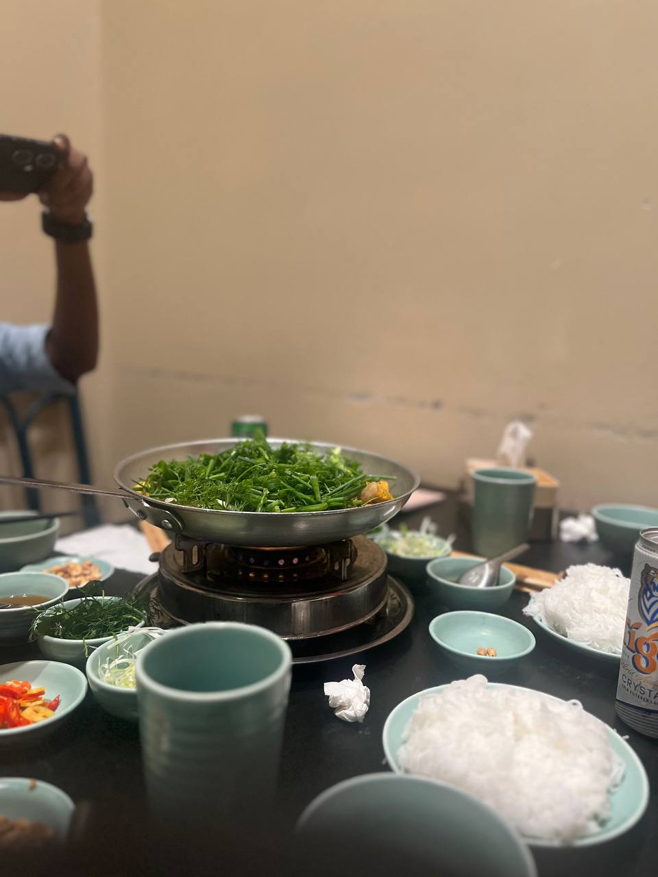 Cha Ca — the sizzling fish pan you manage yourself